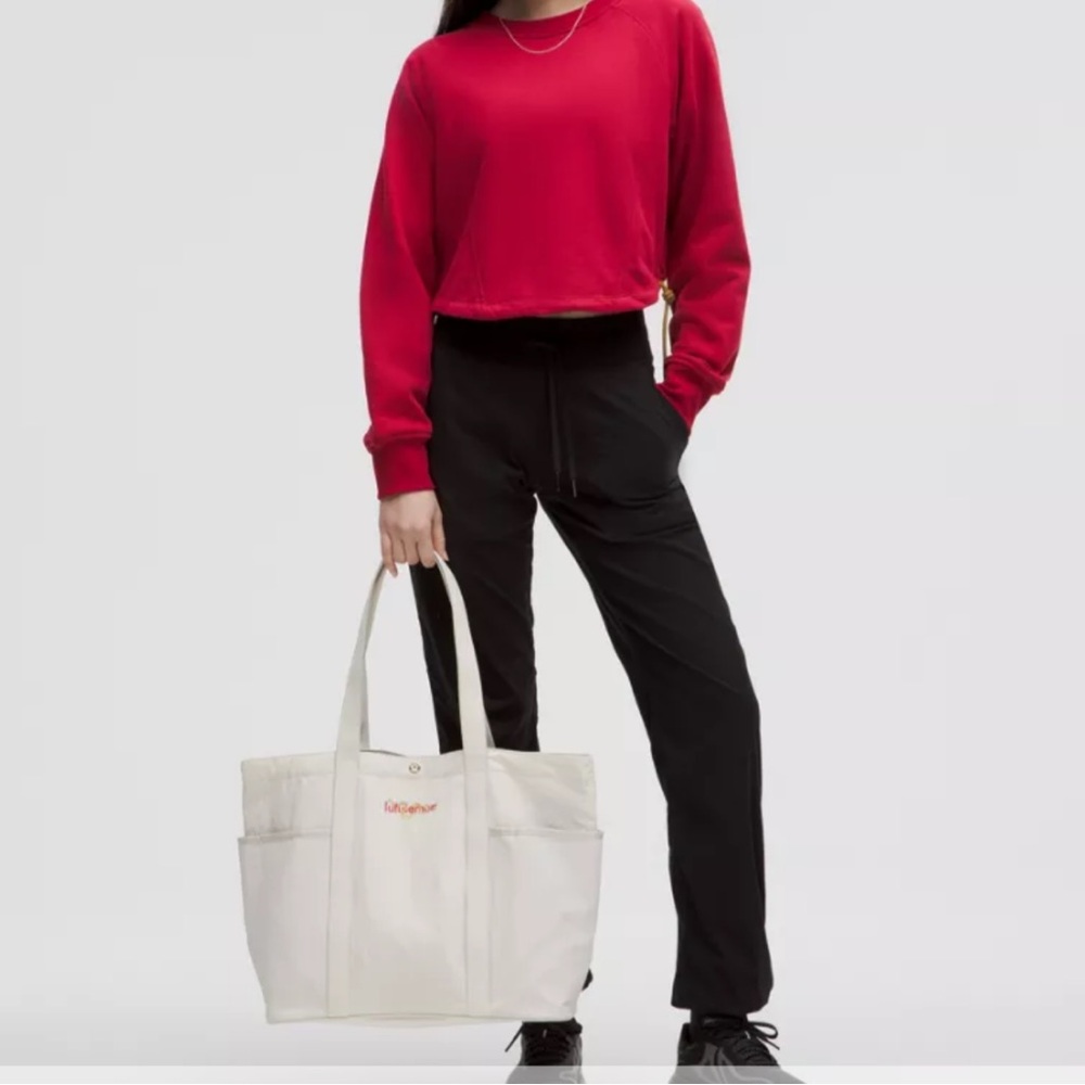 lululemon athletica White Daily Multi-Pocket Tote Bag